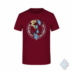 SF Chemnitz T-Shirt  Blau und Rot burgundy