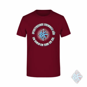 SF Chemnitz T-Shirt Ein Verein burgundy